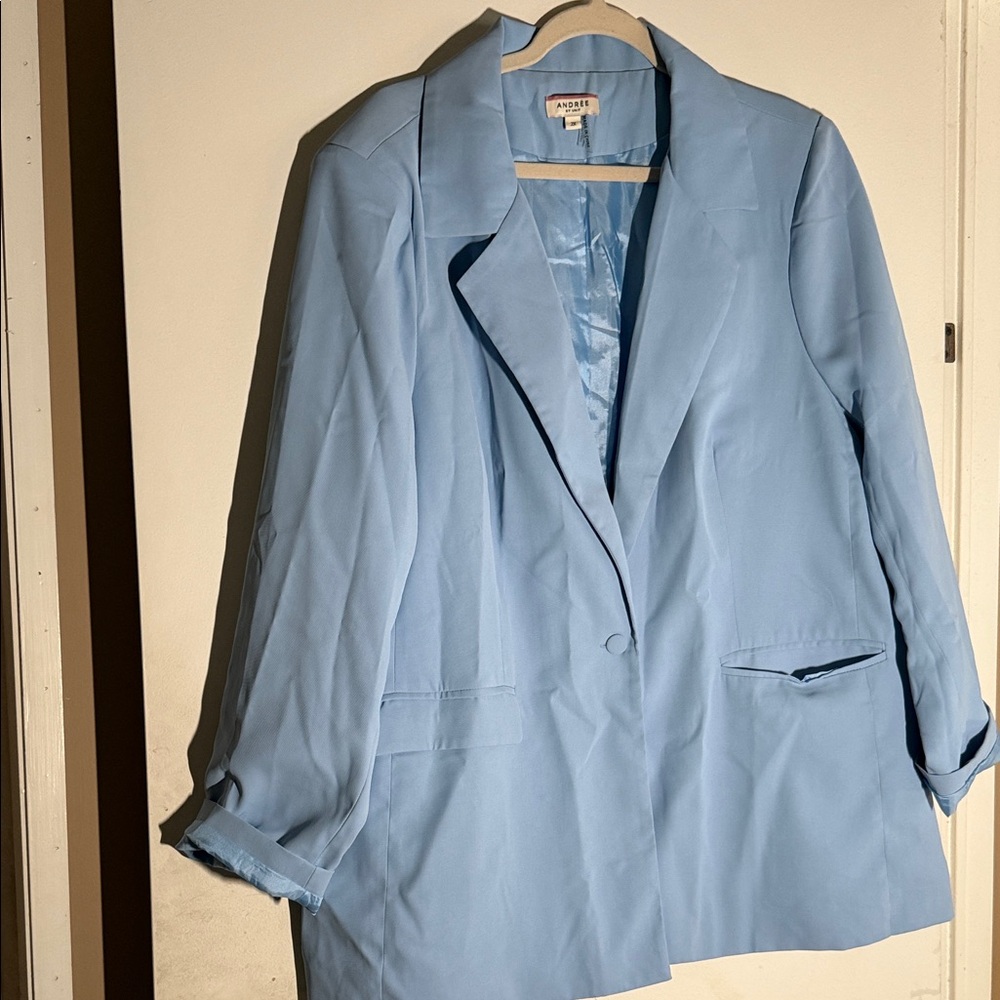 Avenue Light Blue Blazer